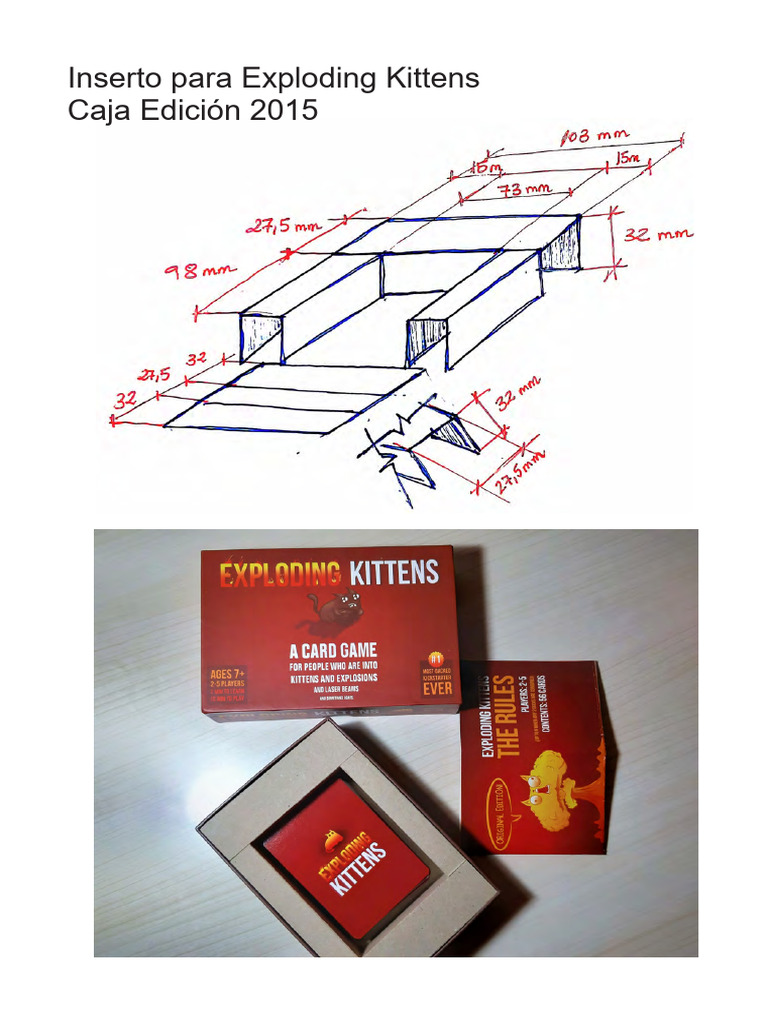 Inserto Exploding Kittens | PDF