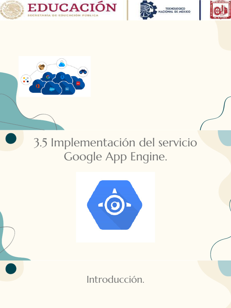 3.5 Implementacion Del Servicio Google App Engine | PDF | Computación ...