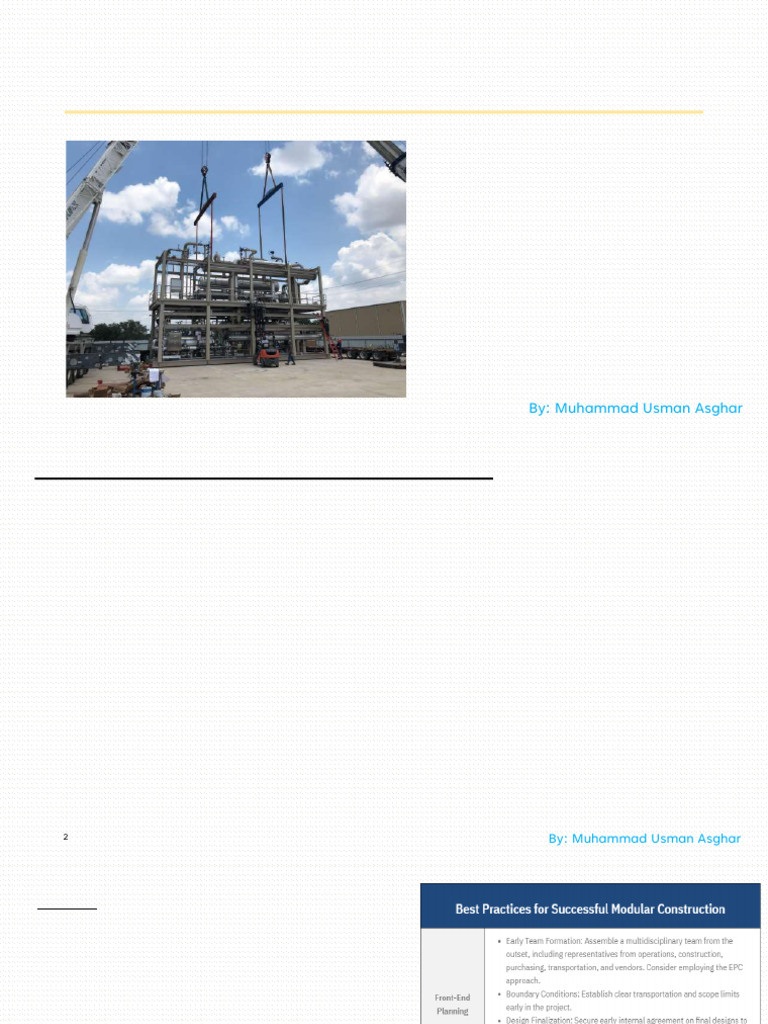 Modularization Modular Construction Oil and Gas 1729089916 | PDF ...