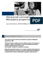 Advanced Concepts in MEtadata Properties in KM