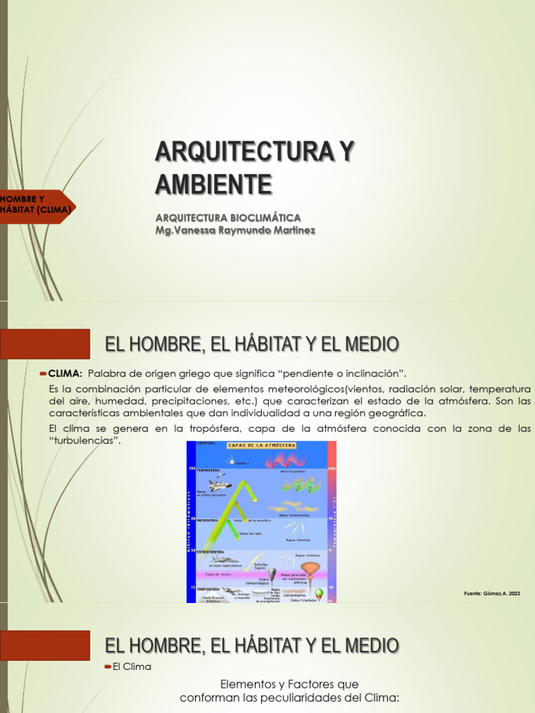 01 Clase Medio Ambiente Clima | PDF | Clima | Entorno natural