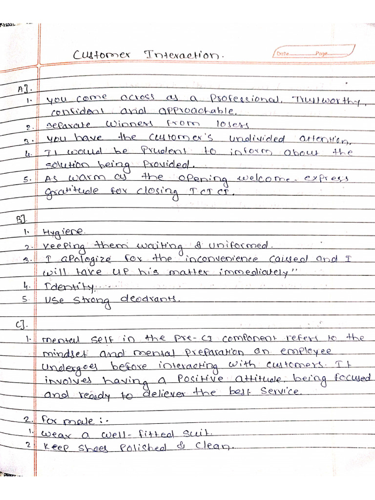 English Customer Interaction | PDF
