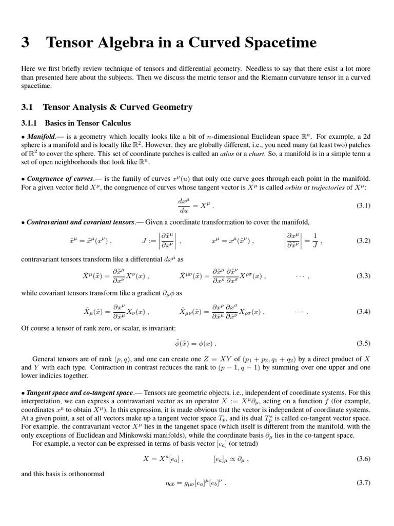 chap.03 | PDF | Tensor | Linear Algebra