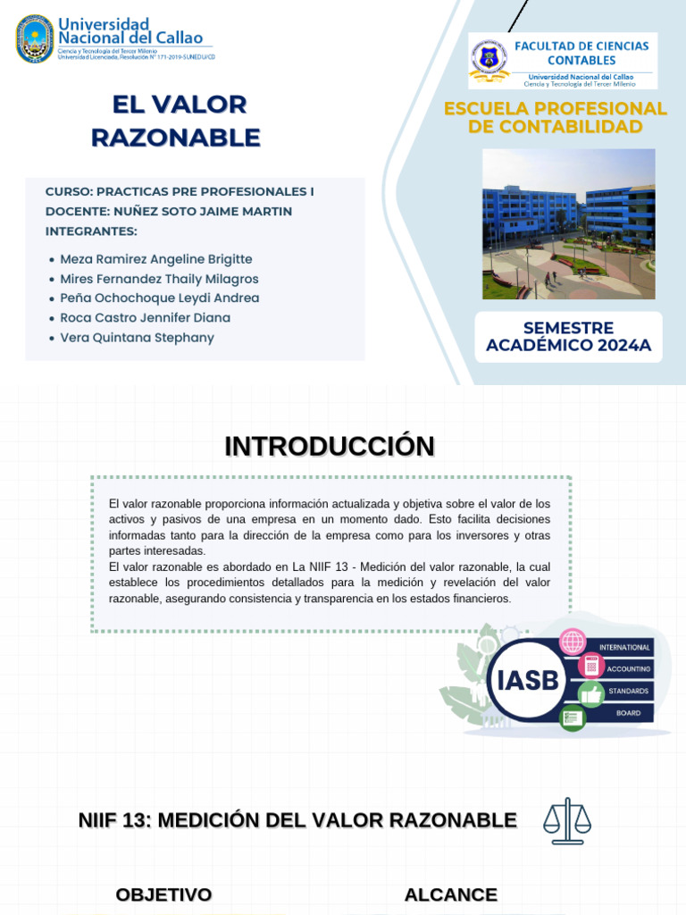 Medición del Valor Razonable en NIIF 13 | PDF | normas internacionales ...