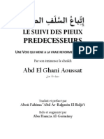 Le Suivi Des Pieux Prédécesseurs: Abd El Ghani Aoussat