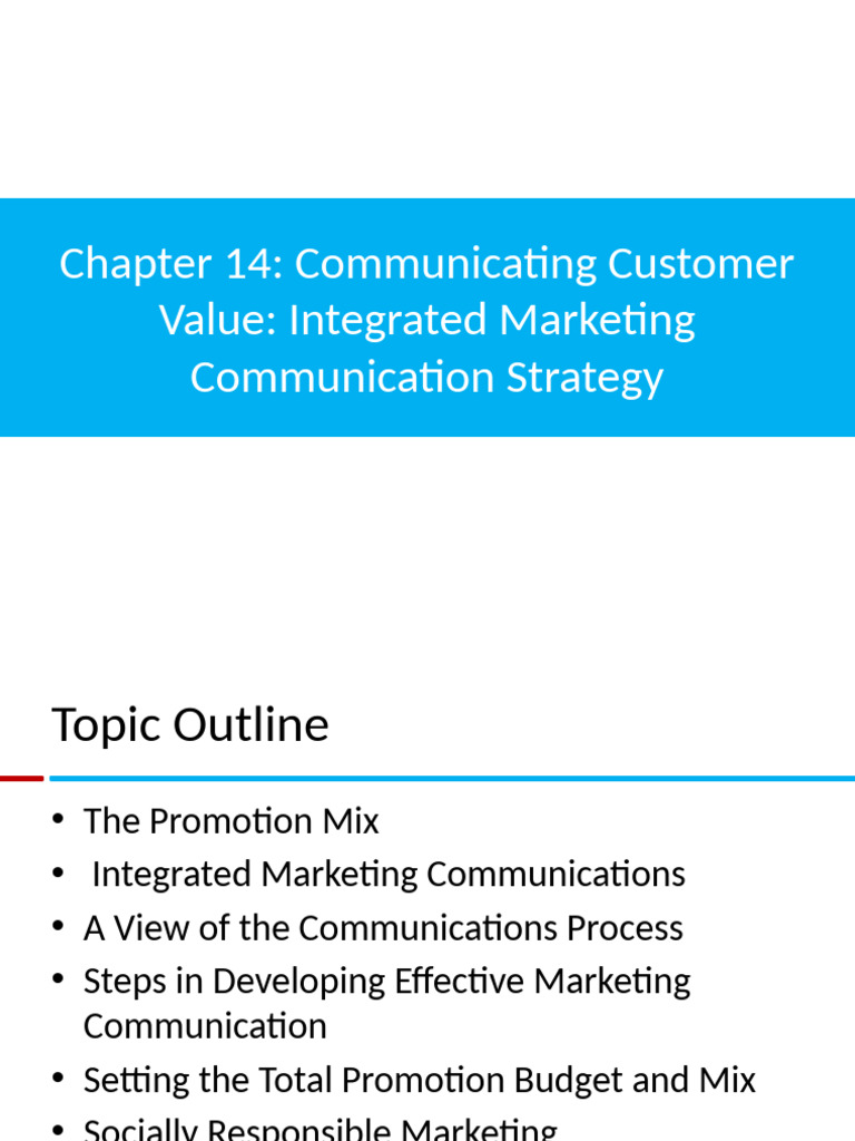 Chapter 14 | PDF | Marketing Communications | Marketing
