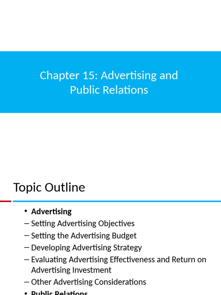 Chapter 15 | PDF | Advertising | Investing