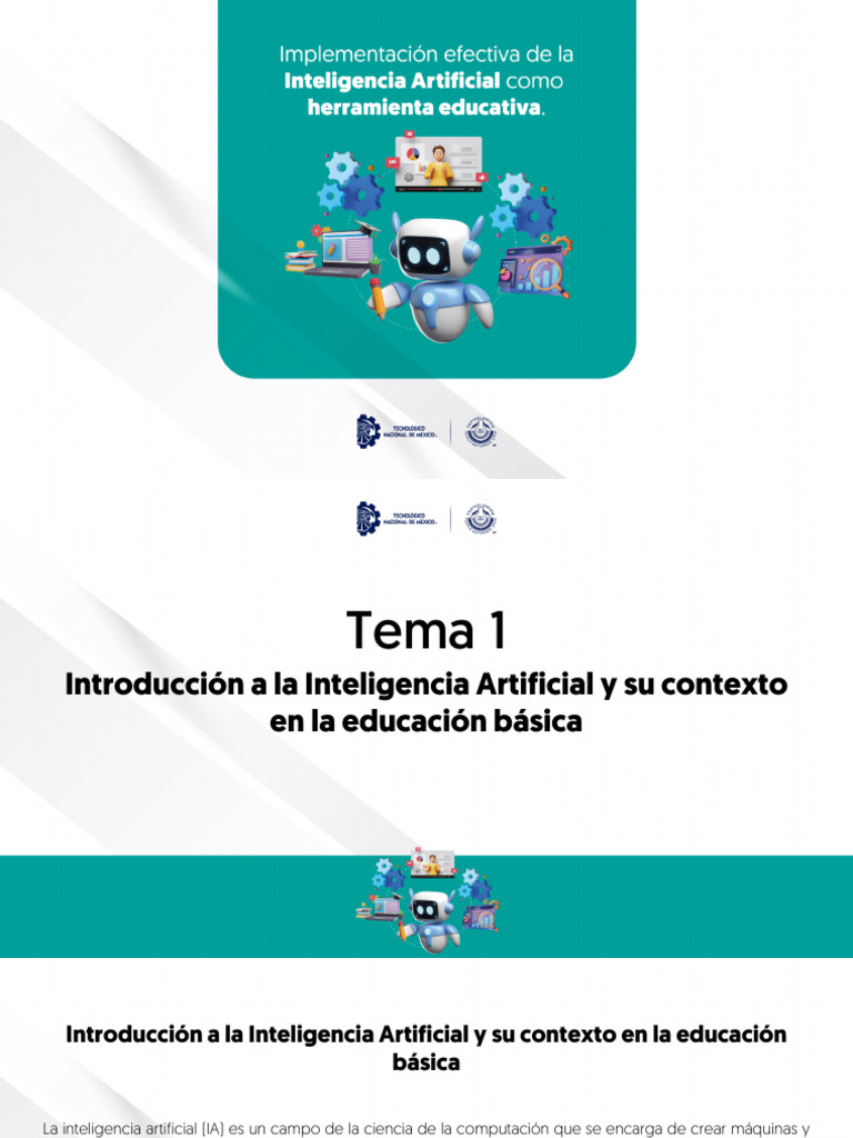 IA en Educación Básica | PDF | Inteligencia artificial | Inteligencia ...