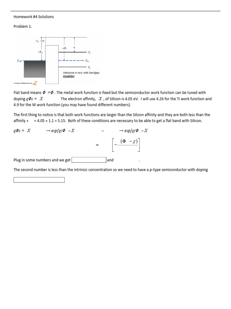 Homework 4 Solutions 1 PDF | PDF | Mosfet | Electrical Components