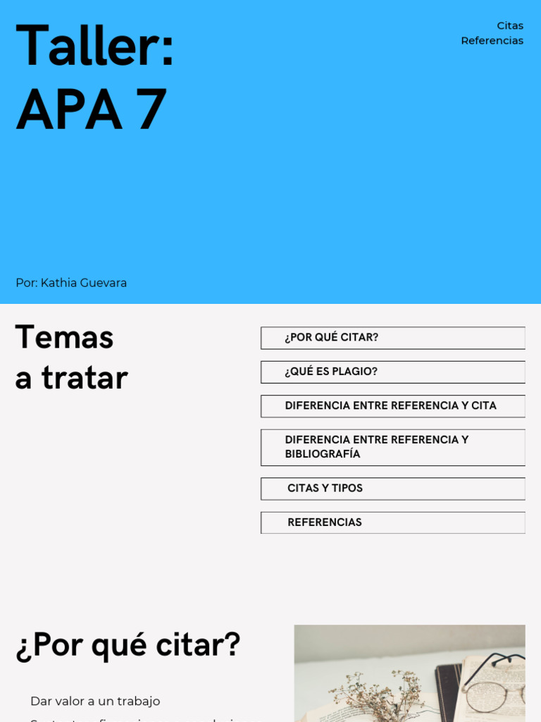 Taller apa 7 pdf bibliograf a plagio