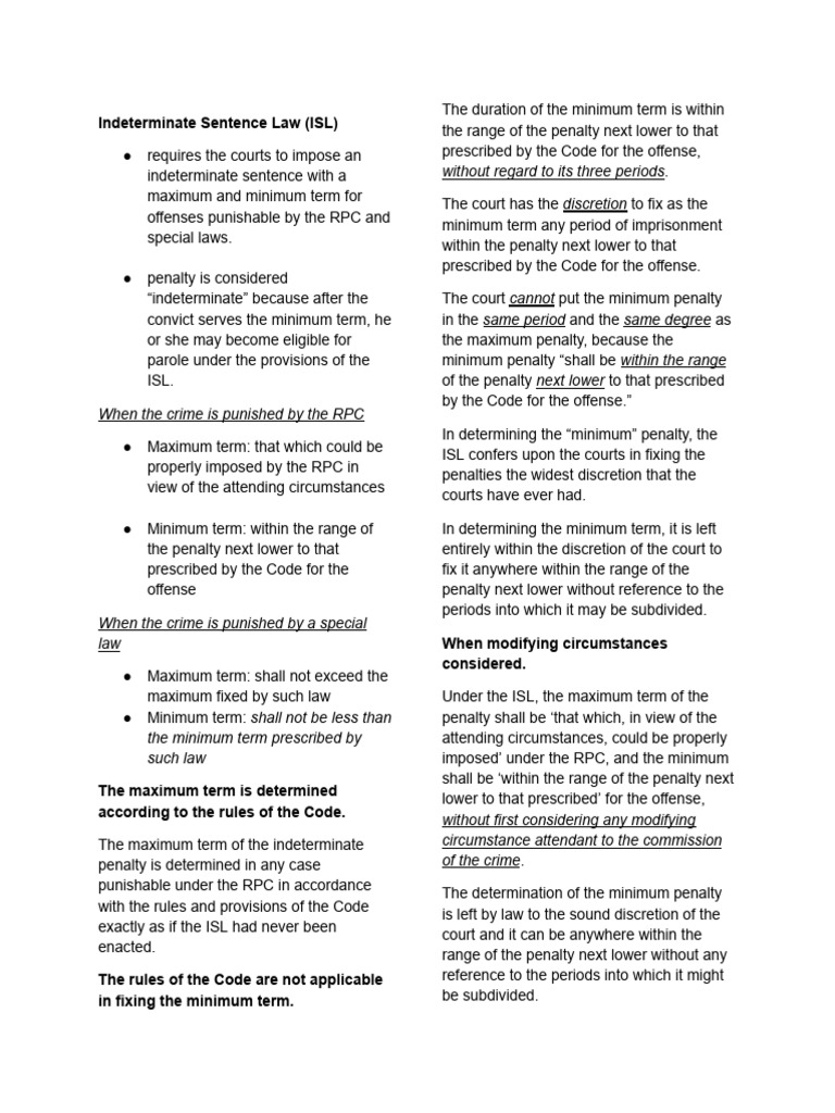 Understanding Indeterminate Sentences | PDF | Sentence (Law ...