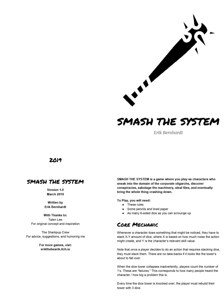 Smash The System - 1.0 PDF | PDF