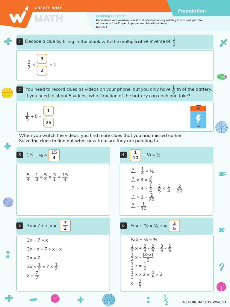 Foundation: Learning Outcome | PDF | Arithmetic | Mathematics