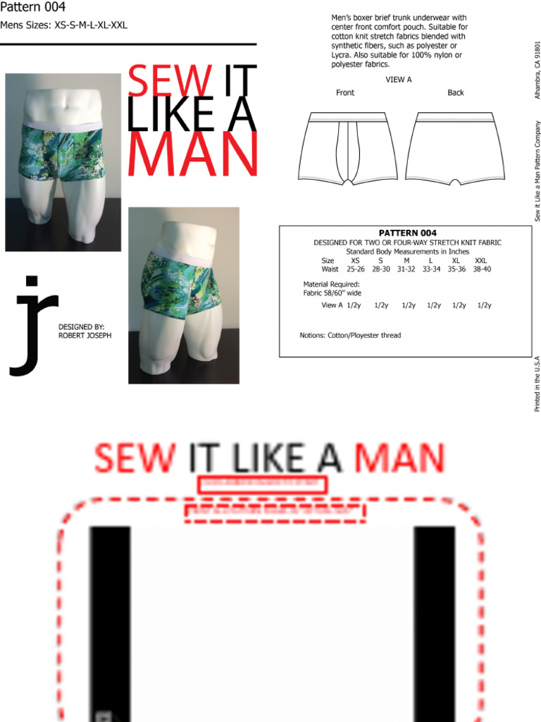 004boxer Brief | PDF