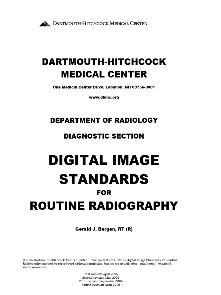 Digital Radiography Standards Guide | PDF | Knee | Ankle