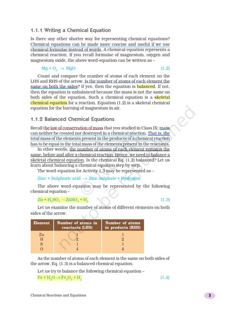 Understanding Chemical Equations | PDF | Chemical Reactions | Magnesium