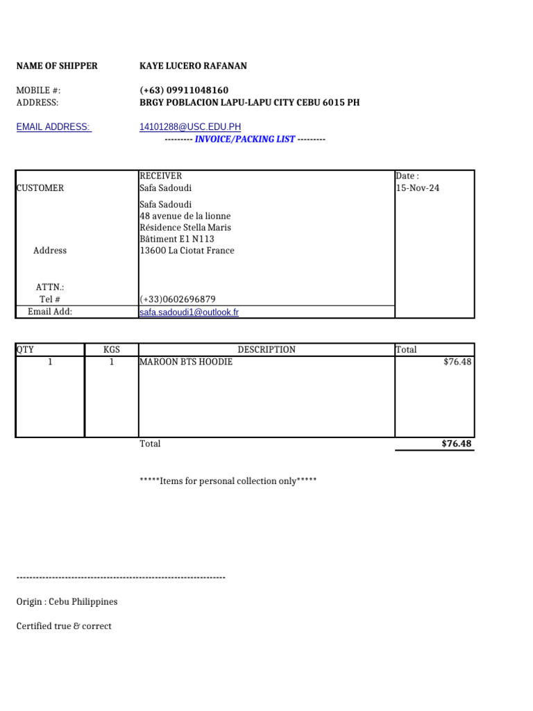 Pl Format Pdf