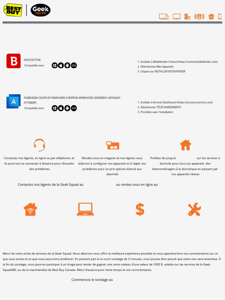 Guide de Configuration Geek Squad | PDF | Informatique