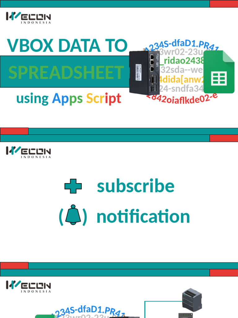 VBox To Spreadsheet Using API | PDF