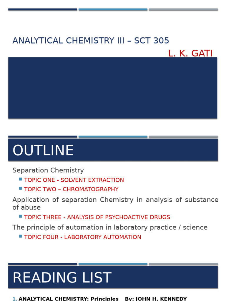 Analytical Chemistry III | PDF | Solvent | Chromatography
