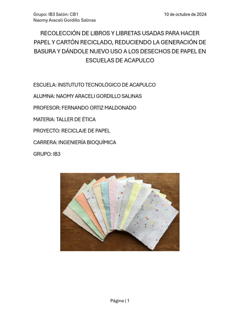 Recolección de Libros y Libretas Usadas para Hacer Papel y Cartón ...