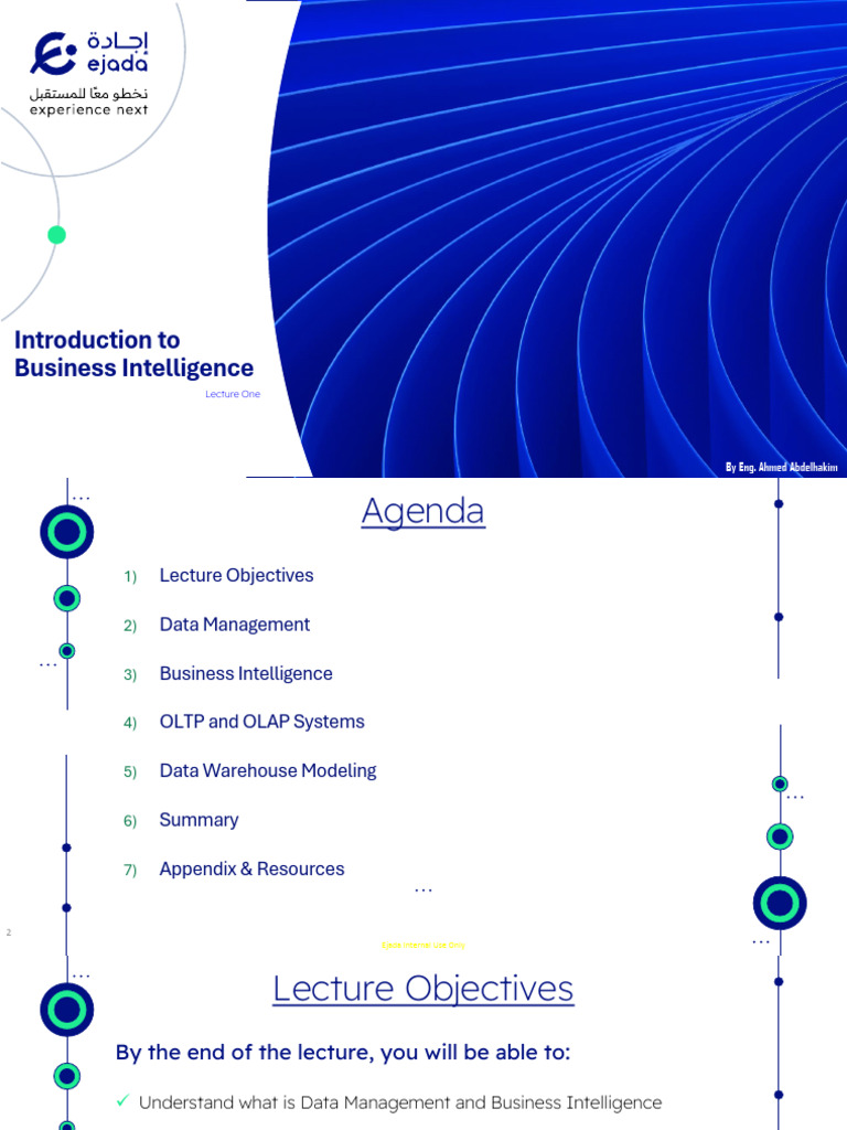 Business Intelligence Overview at Ejada | PDF | Data Warehouse ...