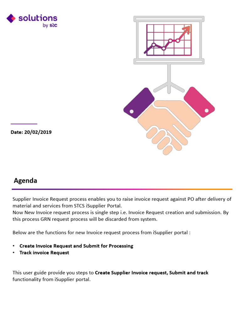 STCS Supplier Invoice Request Process New | PDF | Invoice | Computing