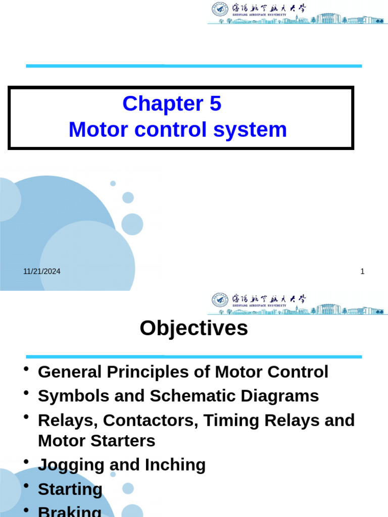 5 Motor Control System | PDF | Switch | Relay