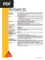 Sika® FerroGard®-950 IN Product Overview | PDF | Epoxy | Paint