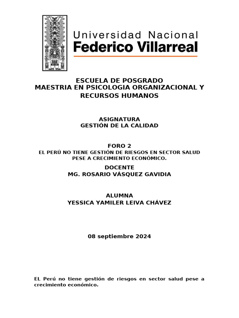 Foro 2 | PDF
