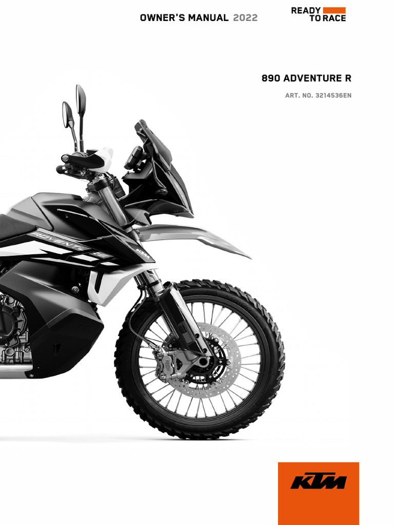 2022 - 890 Adv R - OM | PDF | Anti Lock Braking System | Vehicles