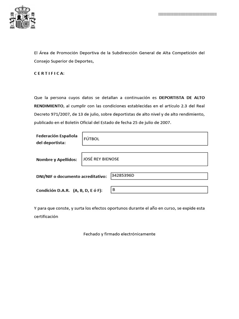 2 FFDDEE-Certificado Individual DAR | PDF