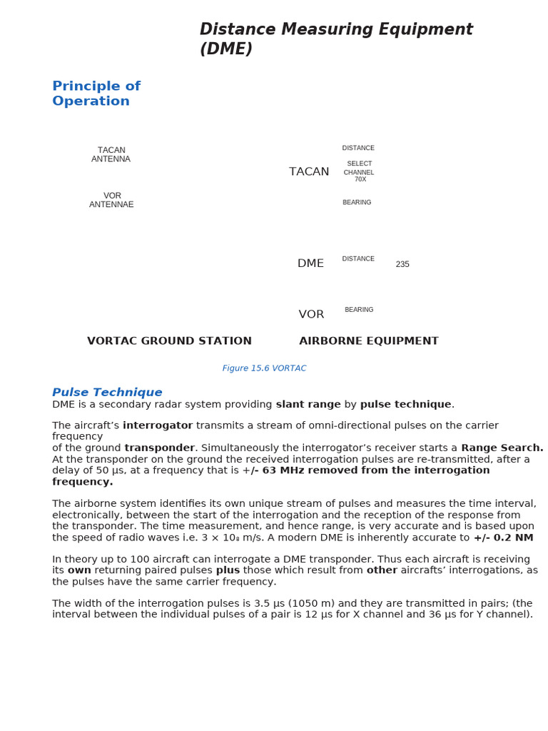 DME Operation and Accuracy Explained | PDF