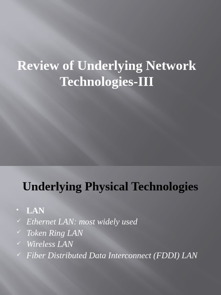 Overview of Ethernet Technologies | PDF | Local Area Network | Ethernet