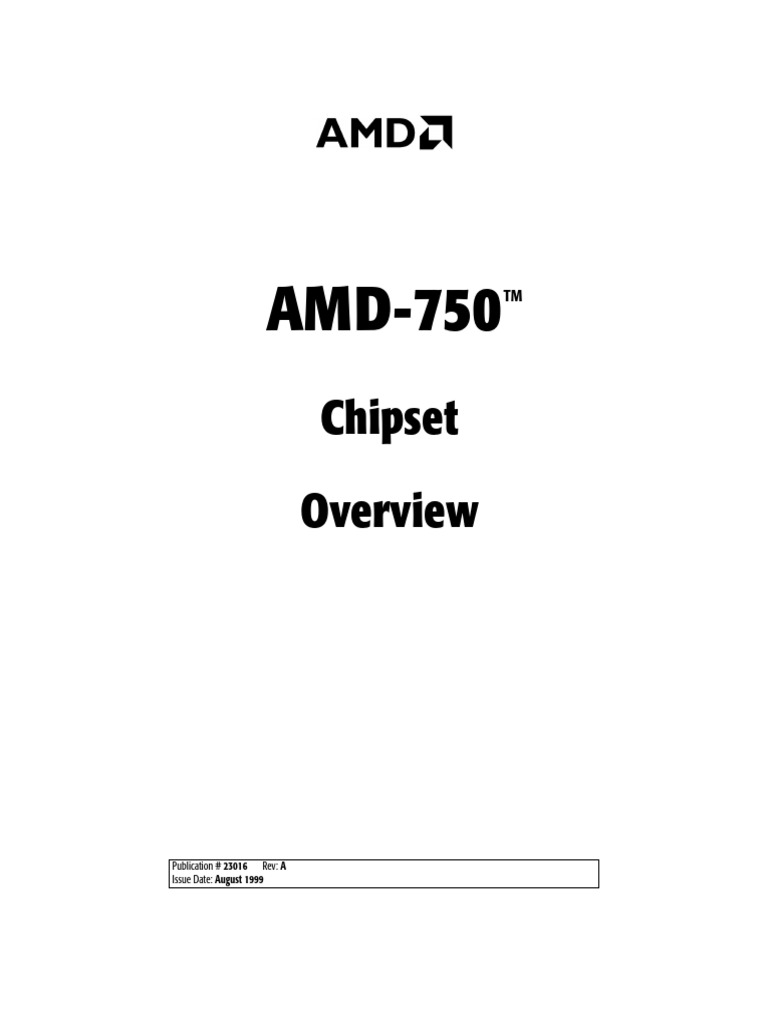AMD 750 Chipset Overview | PDF | Dynamic Random Access Memory ...