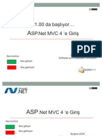 ASP.Net MVC 4 ‘ e Giriş