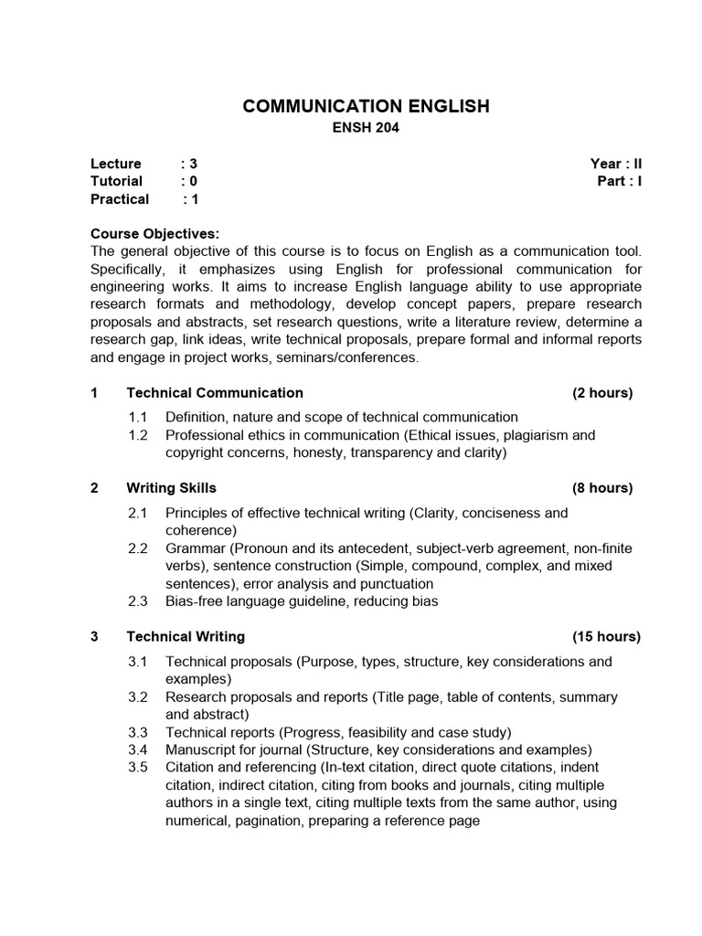 Professional Communication in English | PDF | Citation | English Language