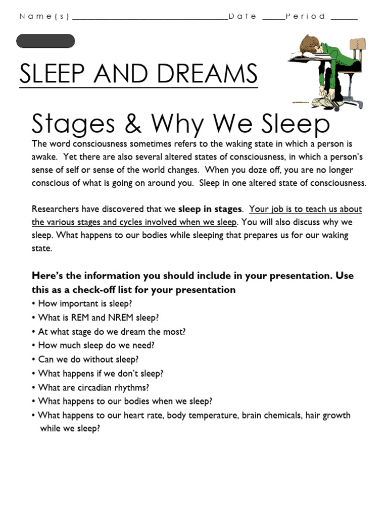 Sleep and Dreams Research Ideas-1 | PDF | Sleep | Sleep Disorder