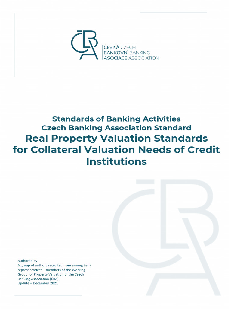 Real Property Valuation Standards | PDF | Real Estate Appraisal ...