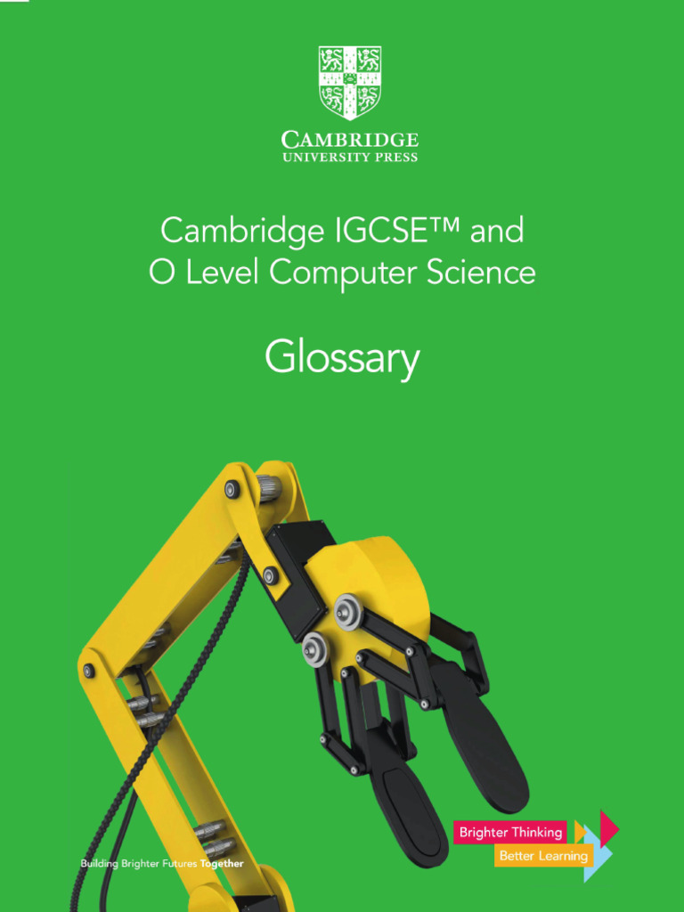 IGCSE Computer Science Glossary | PDF