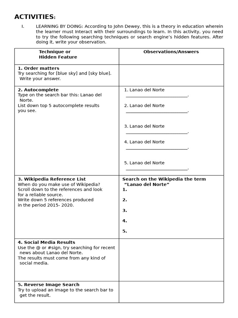 Search Techniques and Privacy Exploration | PDF | Cognitive Science ...