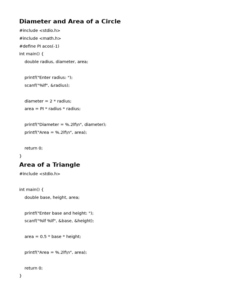 lab work | PDF | Area | Geometry