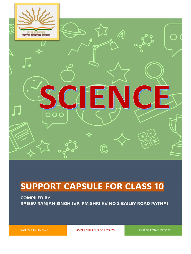 Class 10 Science Support Capsule | PDF | Acid | Hydroxide