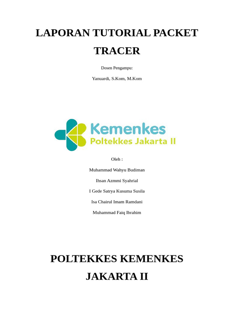Tutorial Konfigurasi Routing Statis Cisco | PDF