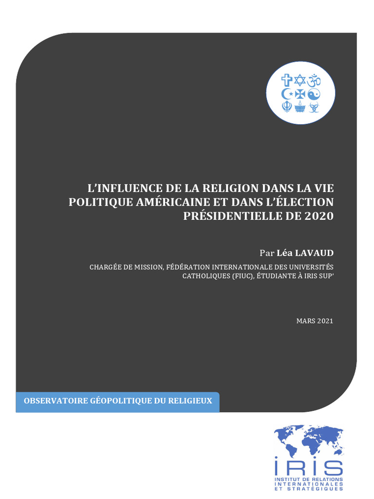 Religion et politique aux États-Unis 2020 | PDF | Parti démocrate ...