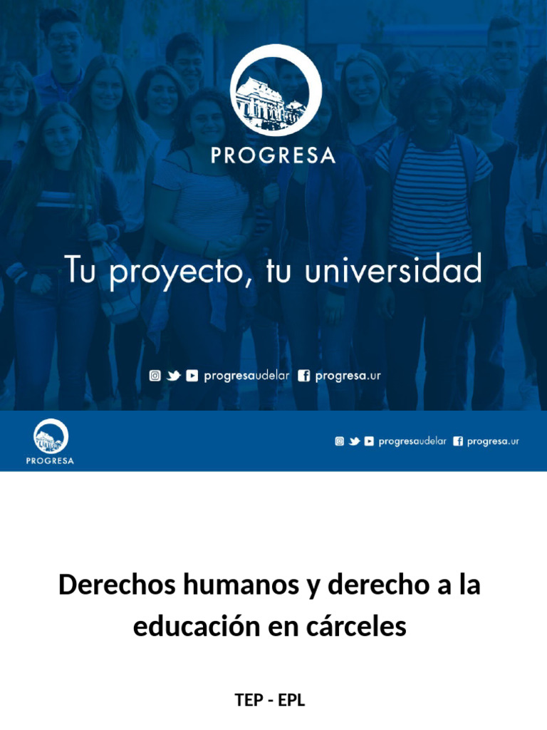 Derechos Humanos y Derecho A La Educación en Cárceles | PDF | Derechos ...