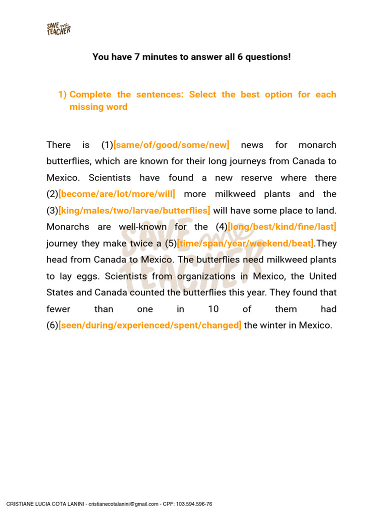 Good News for Monarch Butterflies | PDF | Lepidoptera | Insects