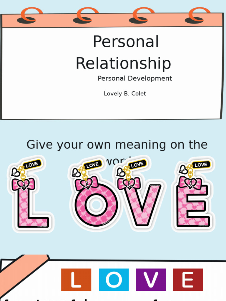 Understanding Love and Relationships | PDF | Love | Affection