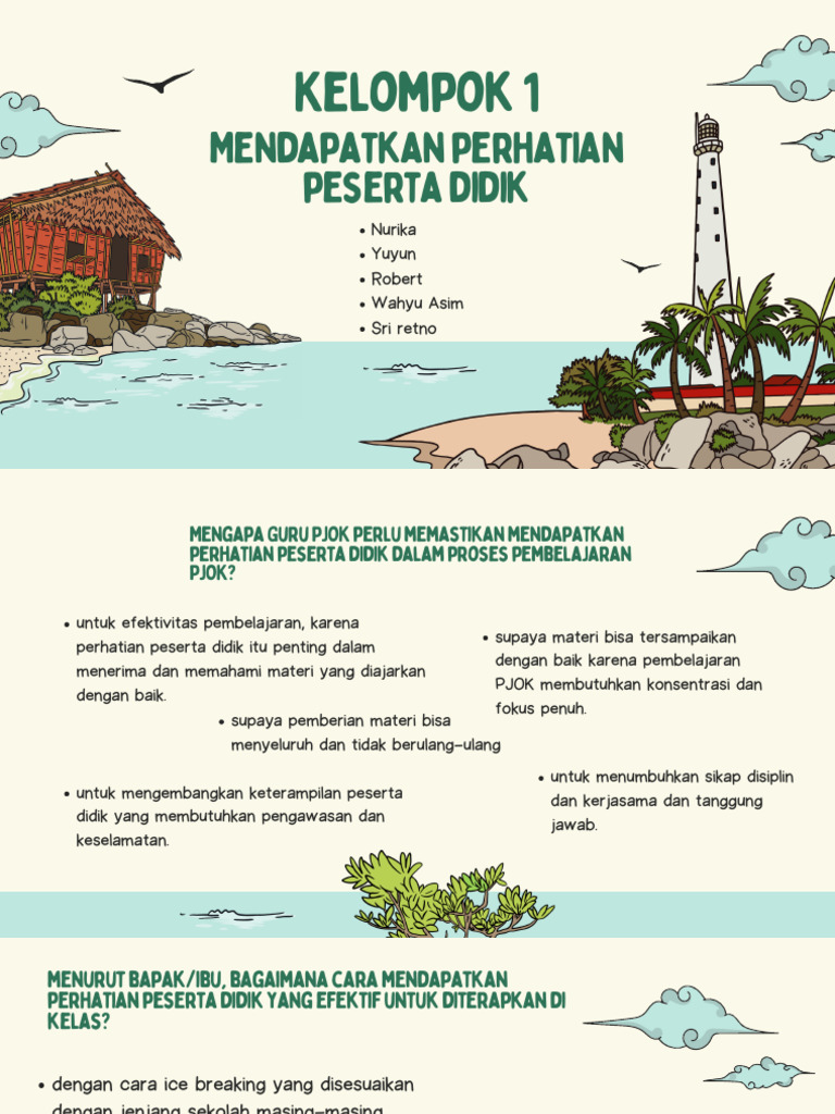Strategi Meningkatkan Perhatian Siswa | PDF | Pengembangan Diri ...