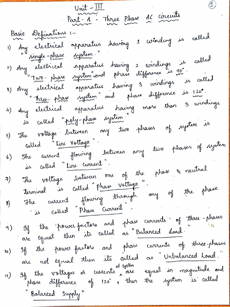 BEEE Unit 3 Notes | PDF